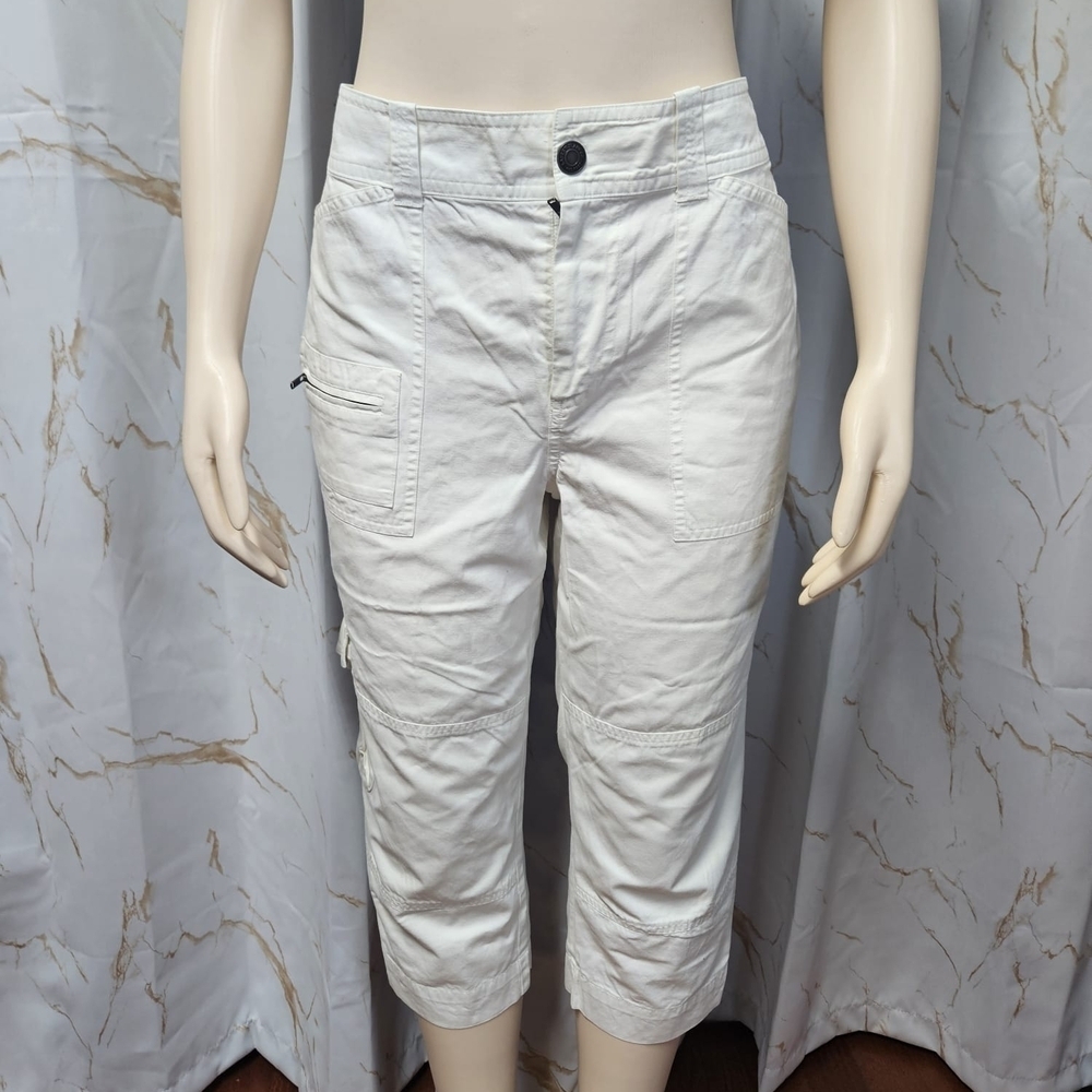Ralph Lauren Cream Capris Lightweight Resort Style